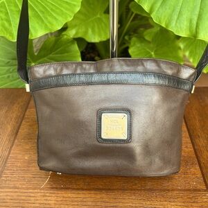 Vintage HCL Leather goods CrossBody Brown Bag Made in Germany